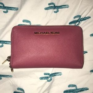 Pink MK wallet